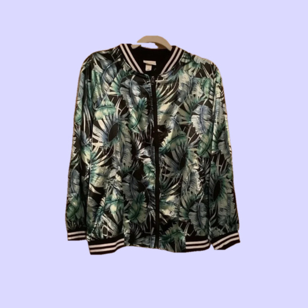 AVA VIV~TROPICAL JACKET~ NWOT~Lightweight~ XL